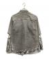 DIESEL (ディーゼル) D-ROOKE-L ダメージ加工デニムシャツ グレー サイズ:S：8000円