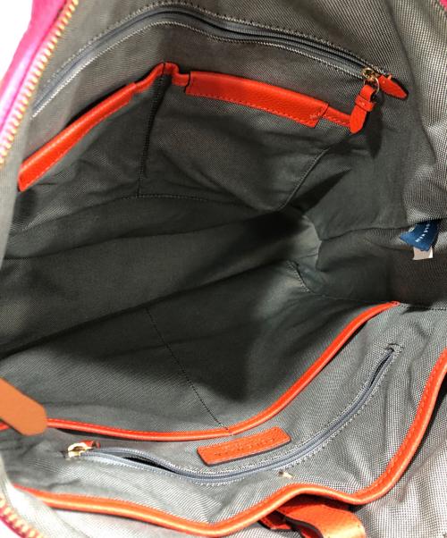 COLE HAAN（コールハーン）COLE HAAN (コールハーン) レザーコンバーチブルバックパック ピンクの古着・服飾アイテム