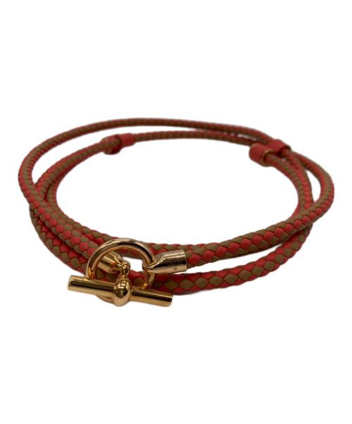 HERMES（エルメス）HERMES (エルメス) グレナンベルト ビスキュイ×ローズジャイプール サイズ:下記参照の古着・服飾アイテム