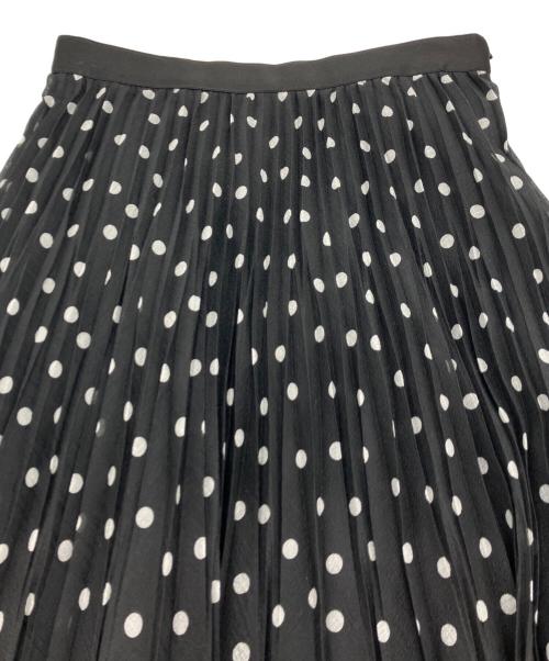ANAYI（アナイ）ANAYI (アナイ) ドットオーガンジープリーツスカート ブラック サイズ:36の古着・服飾アイテム