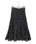 ANAYI（アナイ）の古着「ドットオーガンジープリーツスカート」｜ブラック