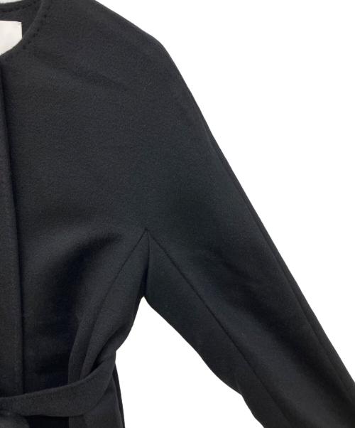 ANAYI（アナイ）ANAYI (アナイ) カシミヤクルーコート ブラック サイズ:36 未使用品の古着・服飾アイテム