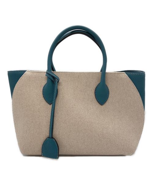 bonaventura（ボナベンチュラ）bonaventura (ボナベンチュラ) Canvas Mia Tote Bag ブルーの古着・服飾アイテム
