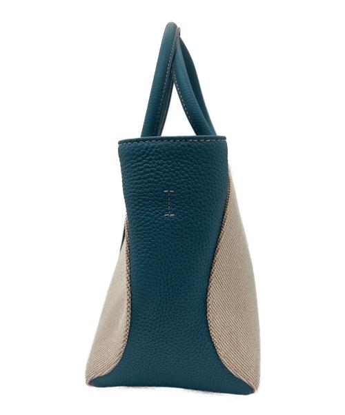 bonaventura（ボナベンチュラ）bonaventura (ボナベンチュラ) Canvas Mia Tote Bag ブルーの古着・服飾アイテム