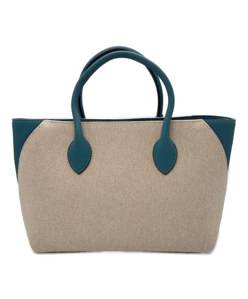 bonaventura（ボナベンチュラ）bonaventura (ボナベンチュラ) Canvas Mia Tote Bag ブルーの古着・服飾アイテム