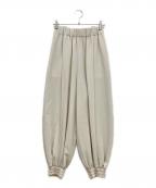 LOHENローヘン）の古着「ダブルクロス バルーンパンツ」｜ベージュ