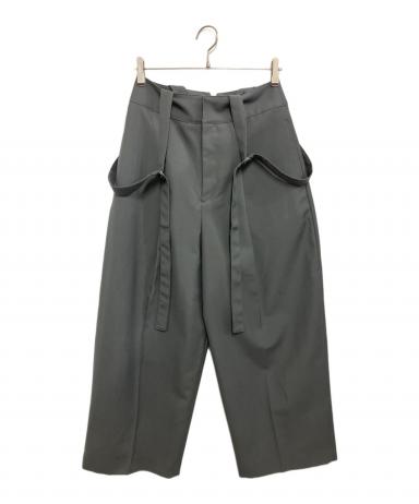 中古・古着通販】LOHEN (ローヘン) サスペンダーエッグパンツ グレー