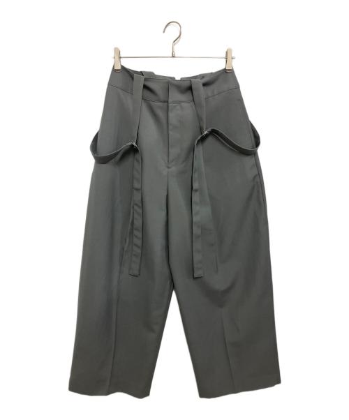 LOHEN（ローヘン）LOHEN (ローヘン) サスペンダーエッグパンツ グレー サイズ:36の古着・服飾アイテム