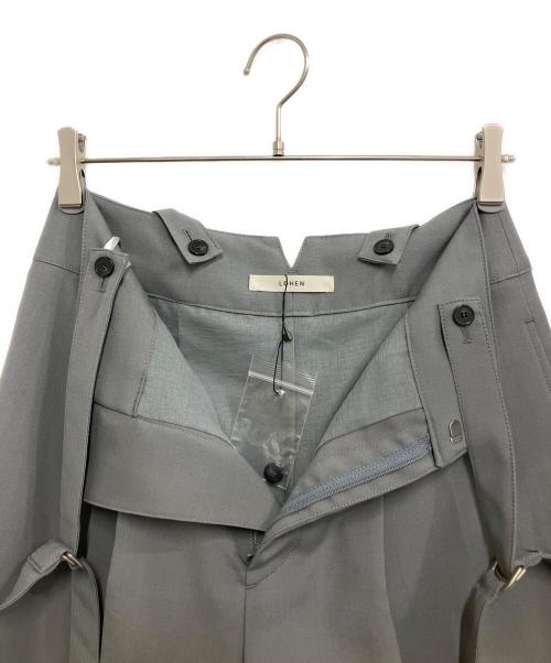LOHEN（ローヘン）LOHEN (ローヘン) サスペンダーエッグパンツ グレー サイズ:36の古着・服飾アイテム