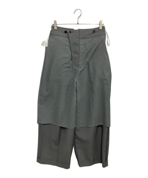 LOHEN（ローヘン）LOHEN (ローヘン) サスペンダーエッグパンツ グレー サイズ:36の古着・服飾アイテム