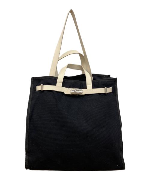decollte accessory（デコルテ アクセサリー）decollte accessory (デコルテ アクセサリー) canvas BAG ブラックの古着・服飾アイテム