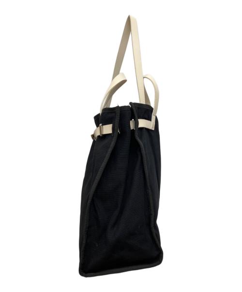 decollte accessory（デコルテ アクセサリー）decollte accessory (デコルテ アクセサリー) canvas BAG ブラックの古着・服飾アイテム