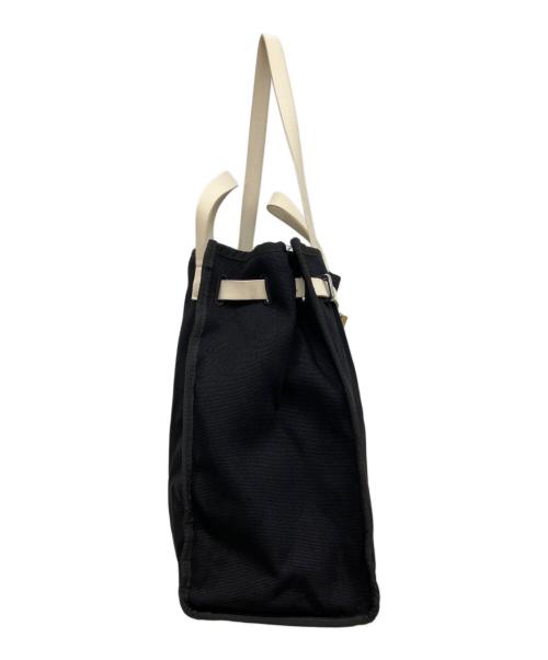 decollte accessory（デコルテ アクセサリー）decollte accessory (デコルテ アクセサリー) canvas BAG ブラックの古着・服飾アイテム