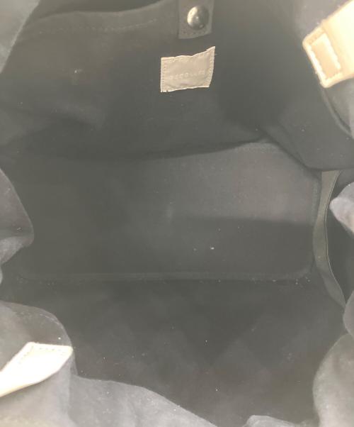 decollte accessory（デコルテ アクセサリー）decollte accessory (デコルテ アクセサリー) canvas BAG ブラックの古着・服飾アイテム