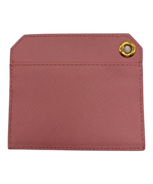 PRADA（プラダ）PRADA (プラダ) カードケース ピンクの古着・服飾アイテム