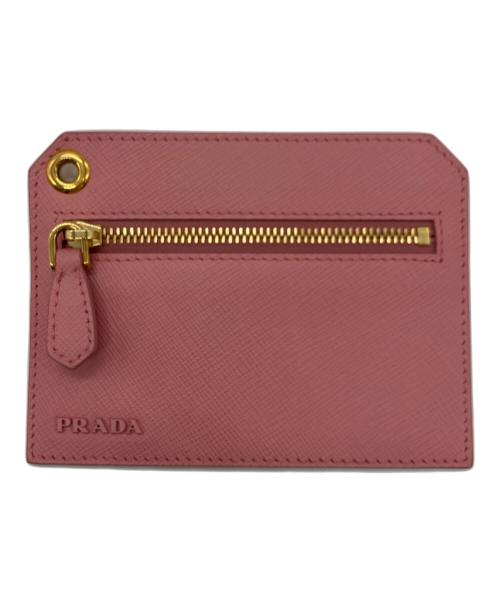 PRADA（プラダ）PRADA (プラダ) カードケース ピンクの古着・服飾アイテム