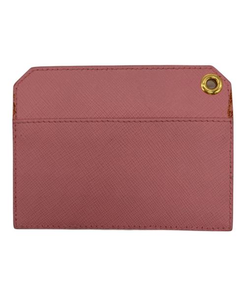 PRADA（プラダ）PRADA (プラダ) カードケース ピンクの古着・服飾アイテム