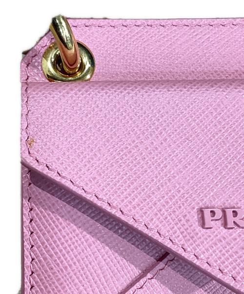 PRADA（プラダ）PRADA (プラダ) カードケース ピンクの古着・服飾アイテム