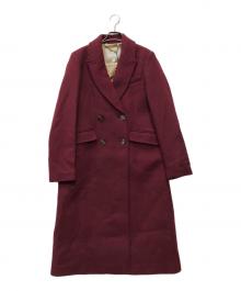 Barbour（バブアー）の古着「Marylin Tailored Wool Coat」｜レッド