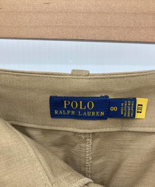 POLO RALPH LAUREN（ポロ・ラルフローレン）POLO RALPH LAUREN (ポロ・ラルフローレン) サイドボタンスカート ブラウン サイズ:SIZE 00の古着・服飾アイテム