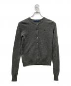 RALPH LAURENラルフローレン）の古着「カシミヤ混カーディガン」｜グレー