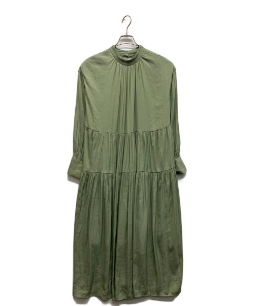CLANE（クラネ）CLANE (クラネ) DOUBLE FACE LOOSE ONE PIECE グリーン サイズ:1の古着・服飾アイテム