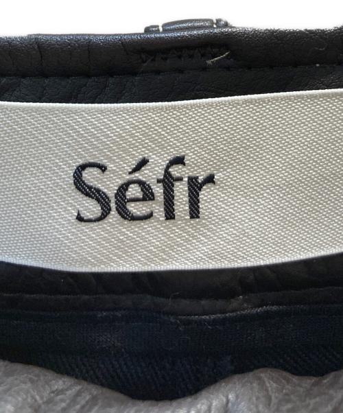 Sefr（セファ）Sefr (セファ) LONDRE シンセティックレザー 5ポケットパンツ ブラウン サイズ:W29の古着・服飾アイテム