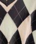 中古・古着 MASU (エムエーエスユー) REVERSED ARGYLE SWEATER グリーン×ブラック サイズ:46：23000円
