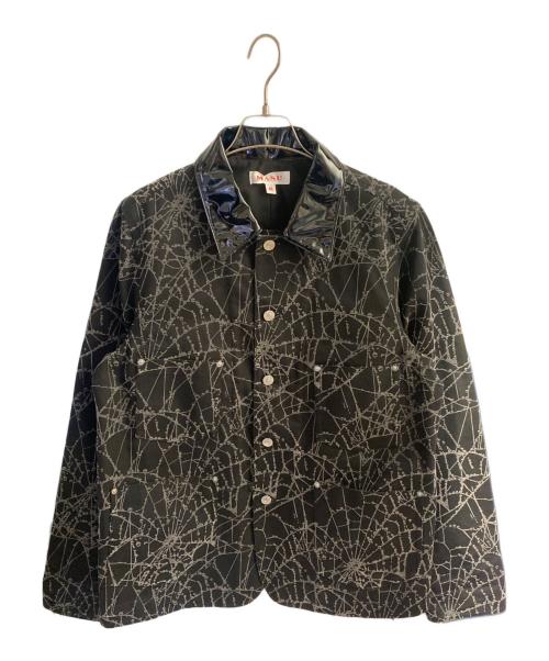 masu（エムエーエスユー）MASU (エムエーエスユー) FLOCKY WEB COVERALL ブラック サイズ:46の古着・服飾アイテム