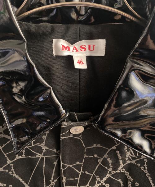 masu（エムエーエスユー）MASU (エムエーエスユー) FLOCKY WEB COVERALL ブラック サイズ:46の古着・服飾アイテム