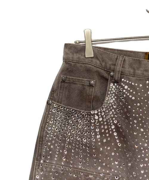 BIRTH OF ROYAL CHILD（バース オブ ロイヤル チャイルド）BIRTH OF ROYAL CHILD (バース オブ ロイヤル チャイルド) Redial 20k Diamond Jorts ウォッシュブラウン サイズ:Sの古着・服飾アイテム