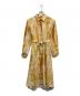RUMCHE（ラムシェ）の古着「Earth Print Shirts Dress」｜イエロー