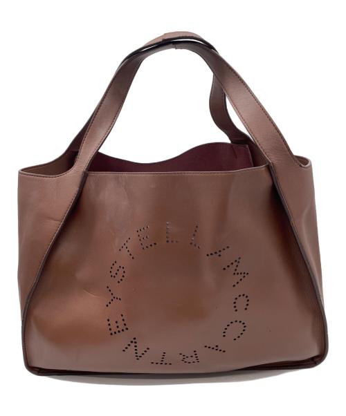 STELLA McCARTNEY（ステラマッカートニー）STELLA McCARTNEY (ステラマッカートニー) STELLA McCARTNEY　ステラロゴ トートバッグ ブラウンの古着・服飾アイテム