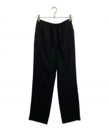 qualite（カリテ）の古着「バックサテンジョーゼットベンツパンツ」｜ブラック