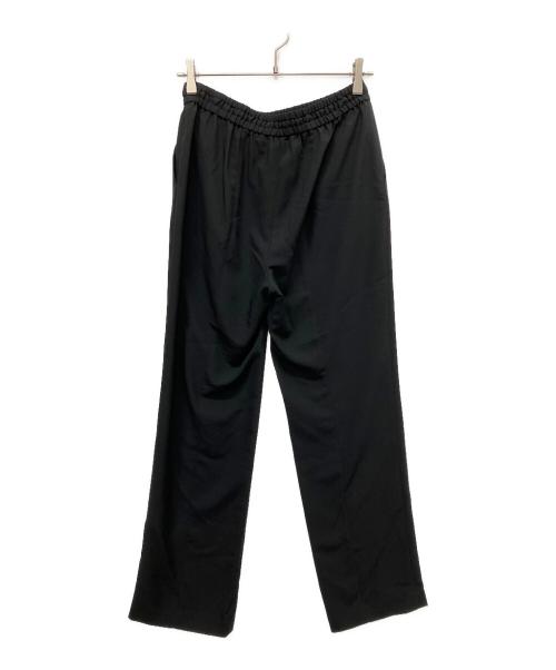 qualite（カリテ）qualite (カリテ) バックサテンジョーゼットベンツパンツ ブラック サイズ:40の古着・服飾アイテム