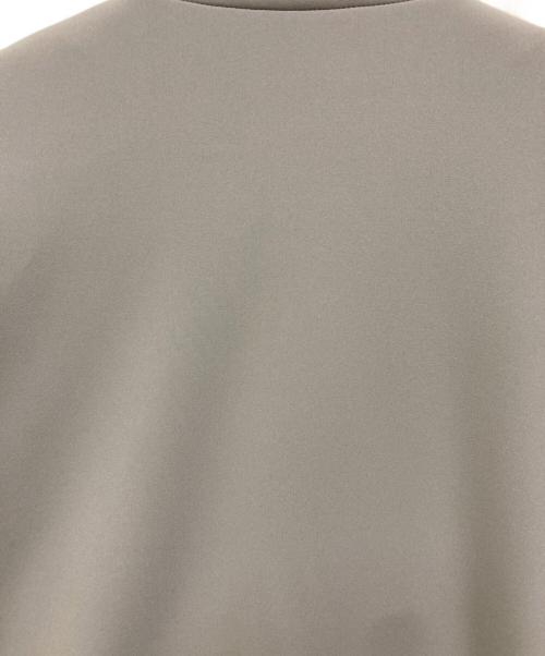 comme ca（コムサ）comme ca (コムサ) アクアスーティングジャージー ノーカラーブルゾン グレー サイズ:SIZE Mの古着・服飾アイテム