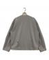 comme ca (コムサ) アクアスーティングジャージー ノーカラーブルゾン グレー サイズ:SIZE M：4500円