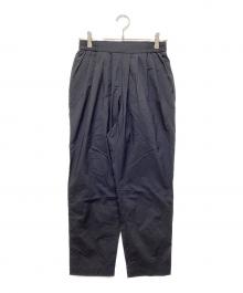 qualite（カリテ）の古着「撥水マイクロタフタタックパンツ」｜ブラック