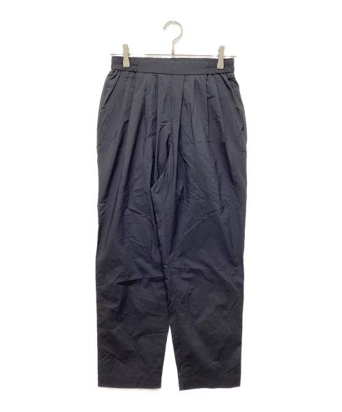 qualite（カリテ）qualite (カリテ) 撥水マイクロタフタタックパンツ ブラック サイズ:38の古着・服飾アイテム