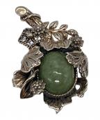 WILLIAM MORRISウィリアムモリス）の古着「ルリハコベ 翡翠 ブローチペンダントトップ　925」