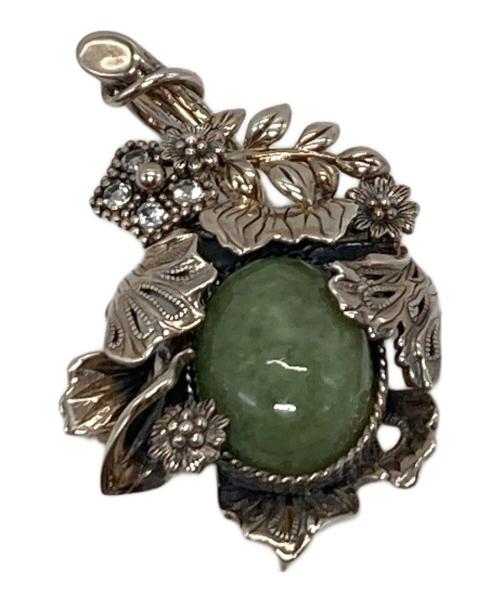 WILLIAM MORRIS（ウィリアムモリス）William Morris (ウィリアムモリス) ルリハコベ 翡翠 ブローチペンダントトップ　925 サイズ:実寸参照の古着・服飾アイテム