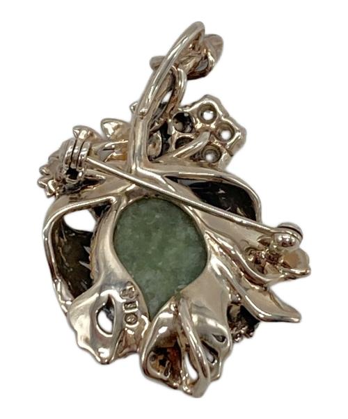 WILLIAM MORRIS（ウィリアムモリス）William Morris (ウィリアムモリス) ルリハコベ 翡翠 ブローチペンダントトップ　925 サイズ:実寸参照の古着・服飾アイテム