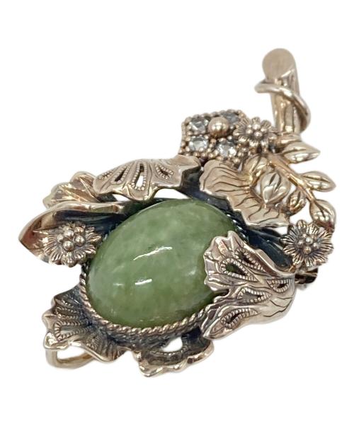 WILLIAM MORRIS（ウィリアムモリス）William Morris (ウィリアムモリス) ルリハコベ 翡翠 ブローチペンダントトップ　925 サイズ:実寸参照の古着・服飾アイテム