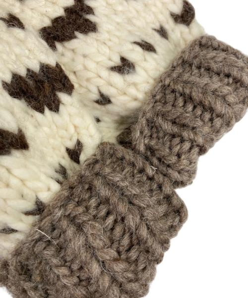 KANATA（カナタ）KANATA (カナタ) カウチンニットカーディガン ブラウン サイズ:記載なしの古着・服飾アイテム