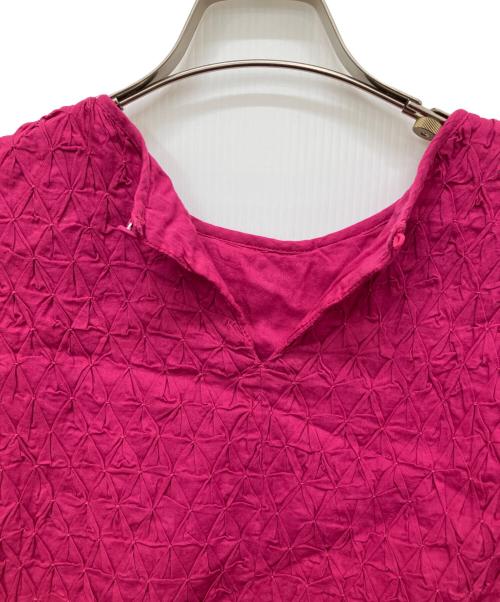 Spick and Span（スピック＆スパン）Spick and Span (スピック＆スパン) スモッキングギャザーワンピース ピンク サイズ:38の古着・服飾アイテム