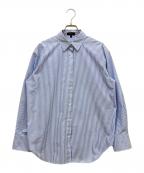 theoryセオリー）の古着「ストライプシャツ」｜ブルー