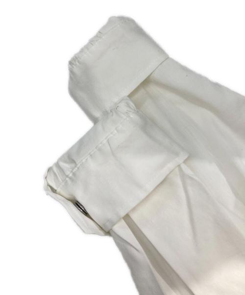 theory luxe（セオリーリュクス）theory luxe (セオリーリュクス) リネン混ノーカラージャケット ホワイト サイズ:38の古着・服飾アイテム