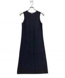 theory（セオリー）の古着「Wooster Crepe Knit SLVLESS Shift DR」｜ブラック
