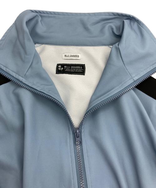WILLY CHAVARRIA（ウィリーチャバリア）WILLY CHAVARRIA (ウィリーチャバリア) CLOTH WOVEN JACKET ブルー×ホワイト×ブラック サイズ:Mの古着・服飾アイテム