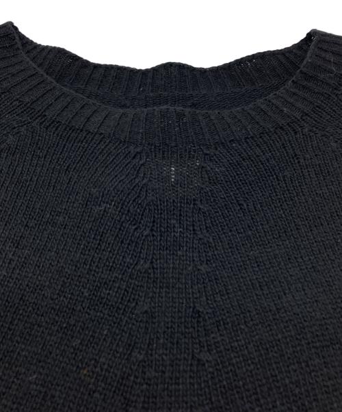JIL SANDER（ジルサンダー）JIL SANDER (ジルサンダー) ファインカシミヤメリノセーター ブラック サイズ:46の古着・服飾アイテム